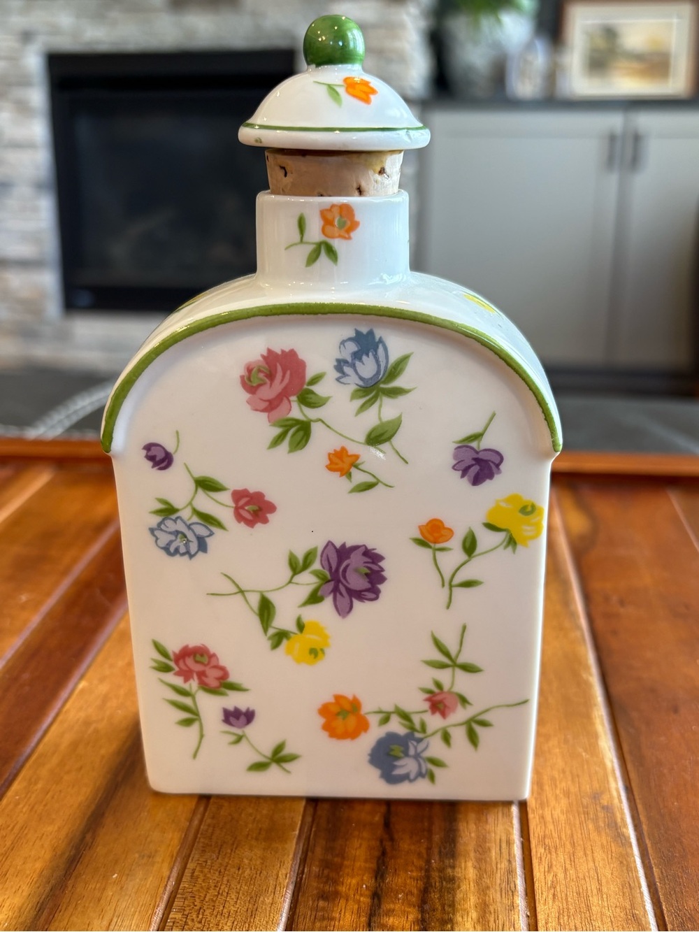 SEVEN SEAS Bath Gucci Floral Flask Cork Lid Japan